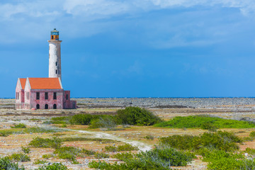 Old lighthouse on Klein Curacao