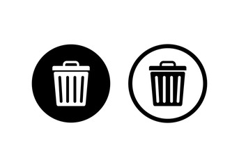 trash icon, Delete icon symbol vector. symbol for web site Computer and mobile vector.