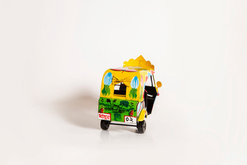 handmade auto rickshaw showpiece, Bangladesh traditional rickshaw painting