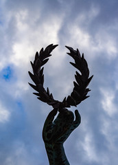 Lorbeerkranz Silhouette