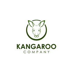 Simple Kangaroo Logo Design Inspiration