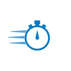 Express delivery icon, Timer concept