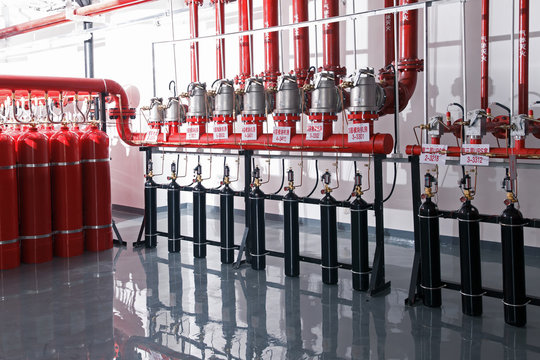 The factory fire control room