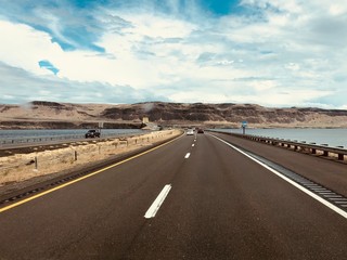 road in desert.usa,state Idaho 