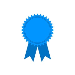 Blue Winner Prize Ribbon