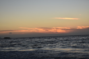 Waimea Beach at Sunset Oahu Island Hawaii USA 
