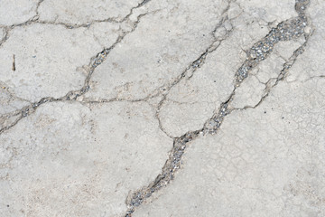 Obraz premium Cracked cement floor