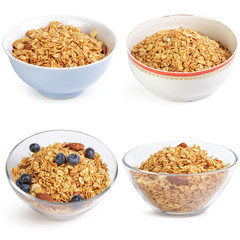 Breakfast cereal isolated on a white background