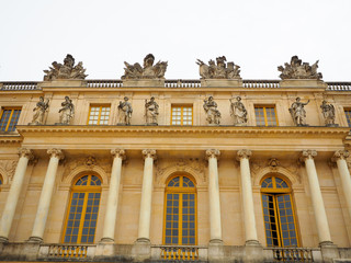 Fototapeta na wymiar Palace of Versailles World Heritage of France Many tourists want to visit once.