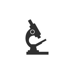 microscope icon black color editable. microscope symbol Flat vector sign isolated on white background. Simple vector illustration for graphic and web design.