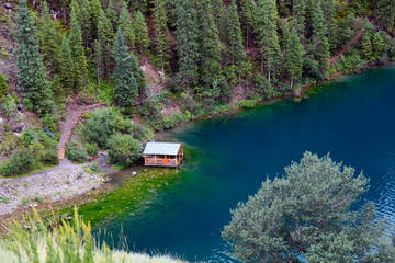 Kolsai lake in Kazakhstan