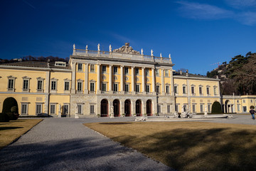 Fototapeta premium Facade of the villa Olmo. Como, Italy