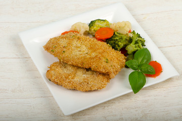 Chicken with sesame seeds