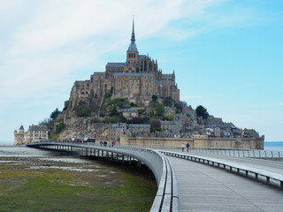 Mont Saint-Michel of France. Travelers want to see it once.