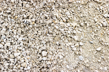 gray background consisting of small gray stones