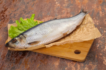 Salted herring fish