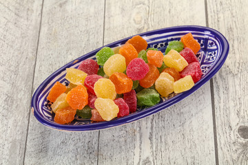 Sweet candied fruit