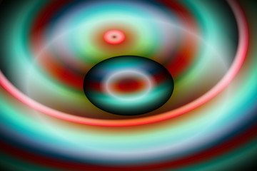 Digital Art, abstract three-dimensional objects with soft lighting, Germany