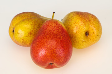 Sweet pear isolated on white
