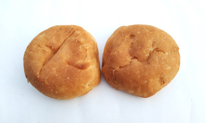 Homemade Freshly baked soft Dinner Rolls, selective focus