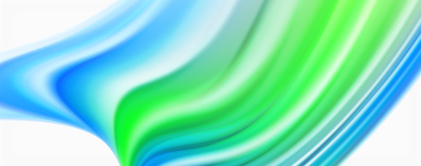 Glossy colorful liquid waves abstract background,, modern techno lines
