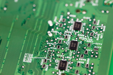 Electronics circuit board digital background