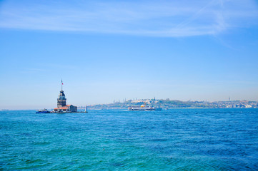 Obraz premium Maiden's island in Istanbul, Turkey