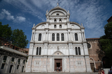 Fototapeta na wymiar The Church of San Zaccaria, Chiesa di San Zaccaria in Venice, Italy