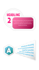 Abstract Vector Speech Bubbles Set