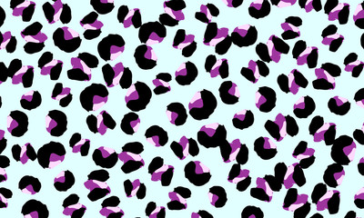 Leopard print. Animal skin pattern.