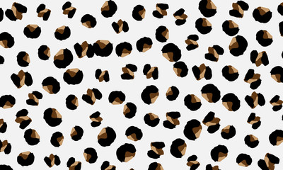 Leopard print. Animal skin pattern.