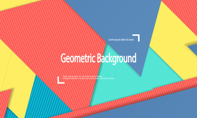 Geometric background. Abstract vector illustration.