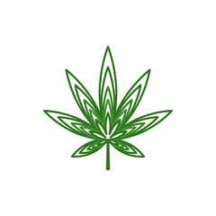 cannabis leaf vector