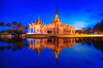 Fototapeta premium temple or pavilion or castle buddha religion, Thailand