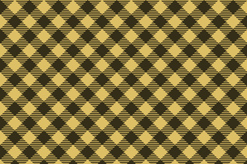 Light brown-black Lumberjack plaid seamless pattern.