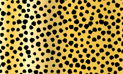 Leopard print design. Animal skin pattern.