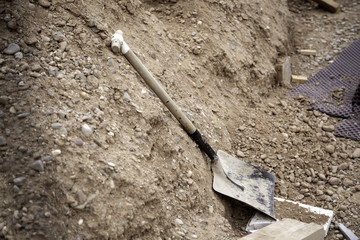 Shovel in construction