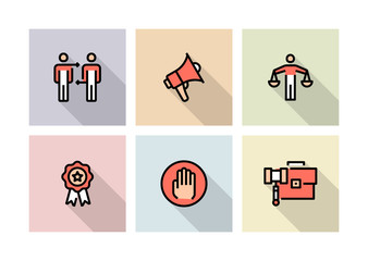 BUSINESS ETHICS ICON CONCEPT
