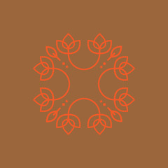  rose beauty logo and abstract logo