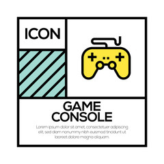 GAME CONSOLE ICON CONCEPT