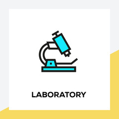 LABORATORY LINE ICON SET