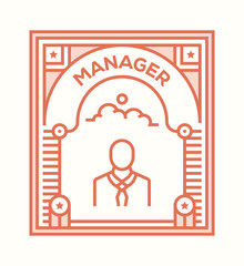 MANAGER ICON CONCEPT