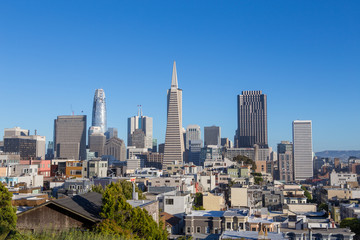 Fototapeta na wymiar view of San Francisco city