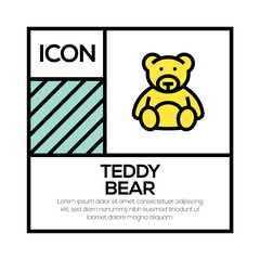 TEDDY BEAR ICON CONCEPT