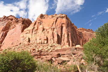 landscape on the Goblin state park in the united states of america