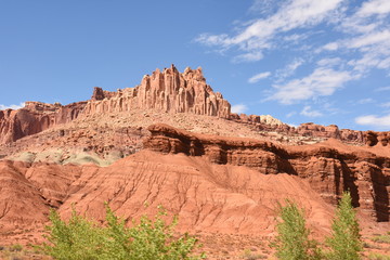 landscape on the Goblin state park in the united states of america