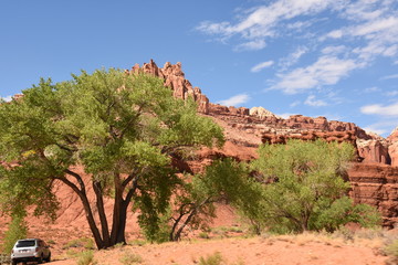 landscape on the Goblin state park in the united states of america