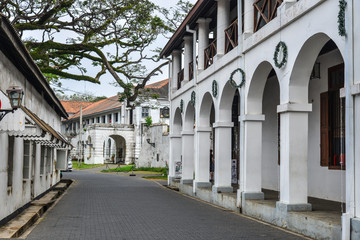 Old street of Galle, Sri Lanka