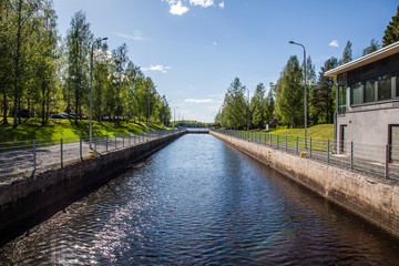 Canal on a Sunny summer day
