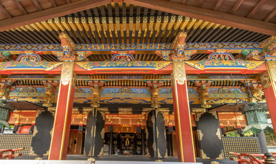 Der Kunozan Toshogu Schrein bei Shimizu